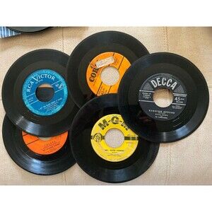 1950’s Vinyl Records, bundle of 5